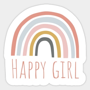 Happy girl Sticker